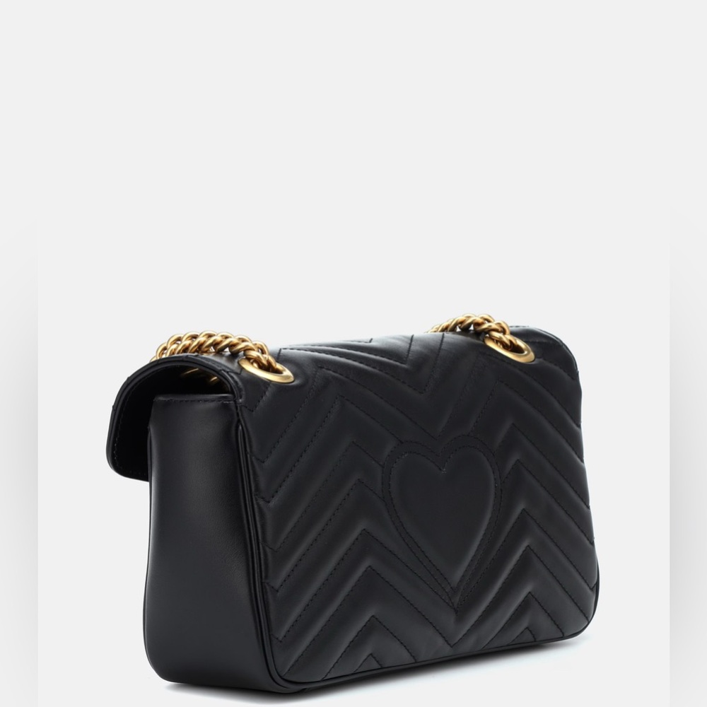 Gucci GG Marmont Black Flap Bag; EUC COA - Picture 3 of 16